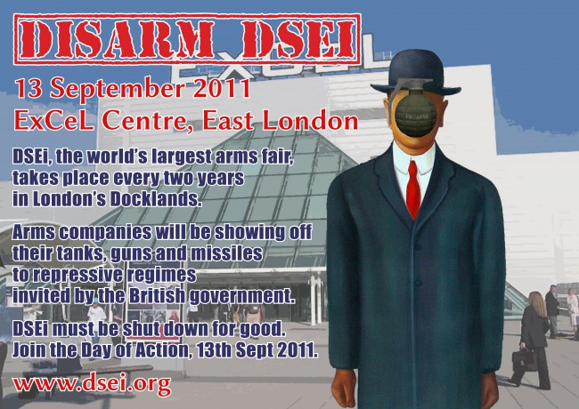 Disarm DSEi - 13 September 2011 - ExCeL Centre, East London